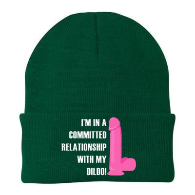 I Am In A Fixed Relationship To My Dildo Knit Cap Winter Beanie