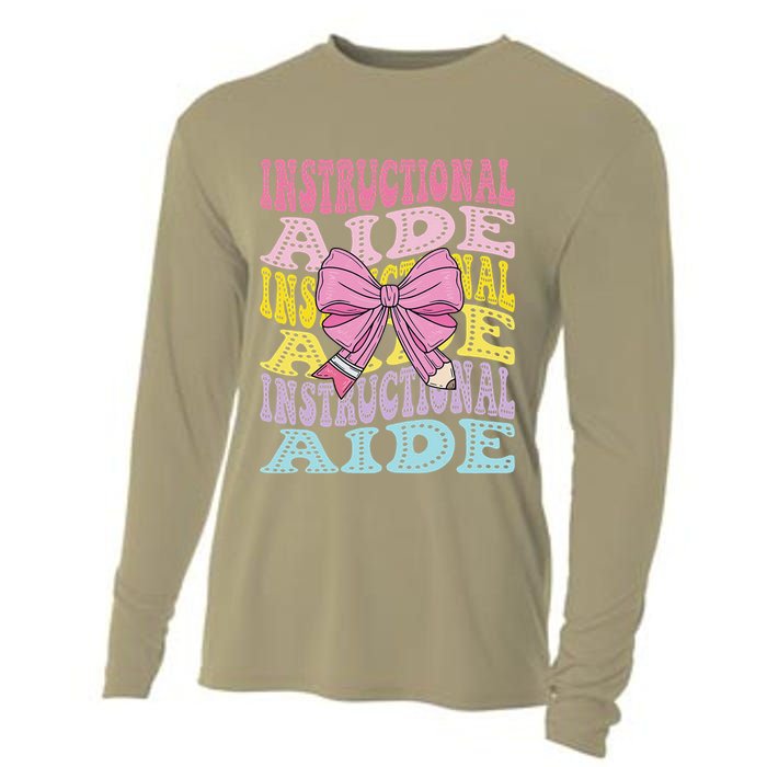 Instructional Aide Ia Classroom Support Teacher Aide Parapro Cooling Performance Long Sleeve Crew