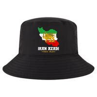 IRAN AZADI Iran Flag Map Lion Sun Sword Free Iran Revolution Cool Comfort Performance Bucket Hat