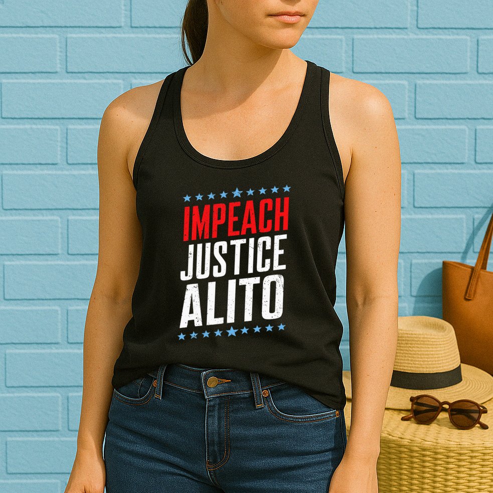 Impeach Alito Impeach Supreme Court Justice Samuel Alito Womens Tank Top