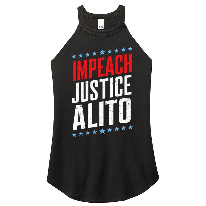 Impeach Alito Impeach Supreme Court Justice Samuel Alito Women's Perfect Tri Rocker Tank