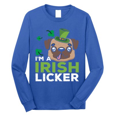 I'm A Irish Licker Dog Lover Puppy Owner Saint Patricks Day Gift Long Sleeve Shirt