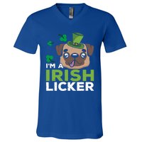 I'm A Irish Licker Dog Lover Puppy Owner Saint Patricks Day Gift V-Neck T-Shirt