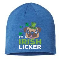 I'm A Irish Licker Dog Lover Puppy Owner Saint Patricks Day Gift Sustainable Beanie