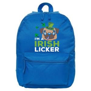 I'm A Irish Licker Dog Lover Puppy Owner Saint Patricks Day Gift 16 in Basic Backpack