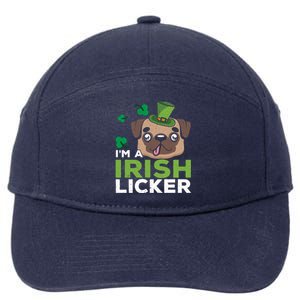 I'm A Irish Licker Dog Lover Puppy Owner Saint Patricks Day Gift 7-Panel Snapback Hat