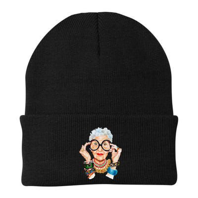 Iris Apfel Knit Cap Winter Beanie