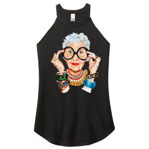 Iris Apfel Women's Perfect Tri Rocker Tank