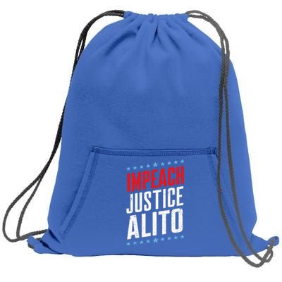 Impeach Alito Impeach Supreme Court Justice Samuel Alito Sweatshirt Cinch Pack Bag