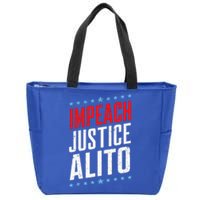 Impeach Alito Impeach Supreme Court Justice Samuel Alito Zip Tote Bag