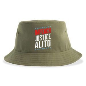 Impeach Alito Impeach Supreme Court Justice Samuel Alito Sustainable Bucket Hat