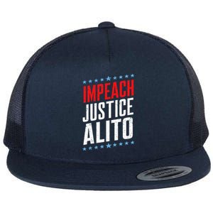 Impeach Alito Impeach Supreme Court Justice Samuel Alito Flat Bill Trucker Hat