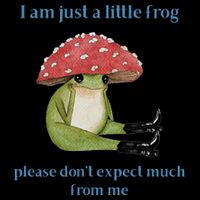 I Am Just A Little Frog Dont Expect Much Cute Cartoon Backpack