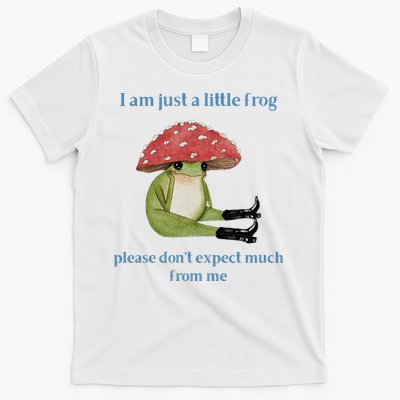 I Am Just A Little Frog Dont Expect Much Cute Cartoon T-Shirt