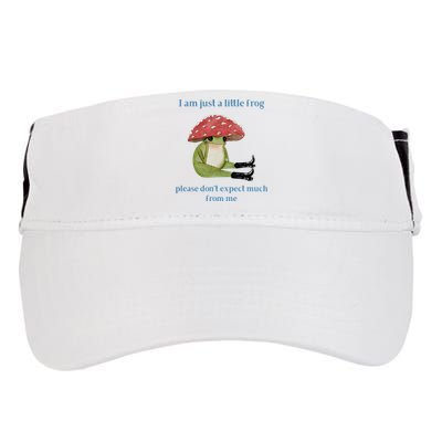 I Am Just A Little Frog Dont Expect Much Cute Cartoon Adult Drive Performance Visor