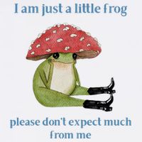 I Am Just A Little Frog Dont Expect Much Cute Cartoon Full Zip Hoodie