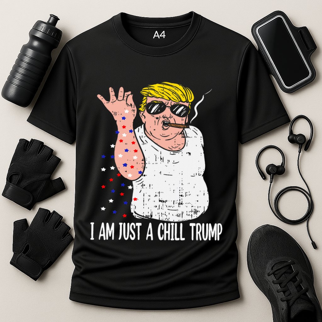 I Am Just A Chill Guy Trump Funny Meme For Trump Supporters Cooling Performance Crew T-Shirt