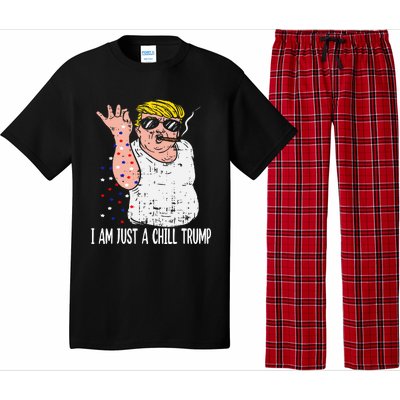 I Am Just A Chill Guy Trump Funny Meme For Trump Supporters Pajama Set