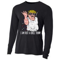 I Am Just A Chill Guy Trump Funny Meme For Trump Supporters Cooling Performance Long Sleeve Crew