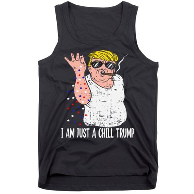 I Am Just A Chill Guy Trump Funny Meme For Trump Supporters Tank Top