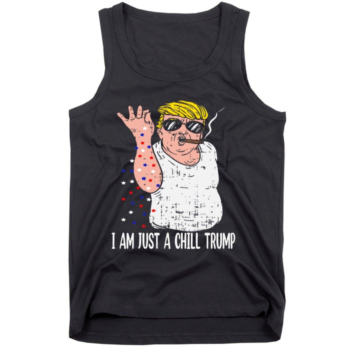 I Am Just A Chill Guy Trump Funny Meme For Trump Supporters Tank Top