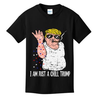 I Am Just A Chill Guy Trump Funny Meme For Trump Supporters Kids T-Shirt