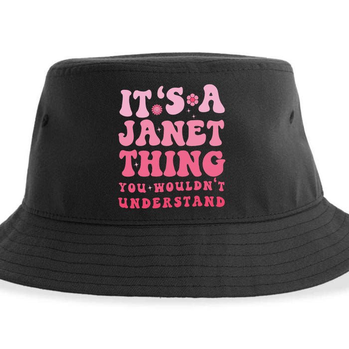 It's A Janet Thing You Wouldn't Understand Cute First Name Sustainable Bucket Hat