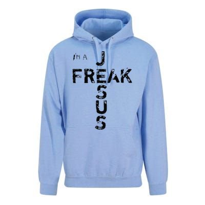 Im A JESUS FREAK Faith God Cross Christian Jesus4m3 Unisex Surf Hoodie