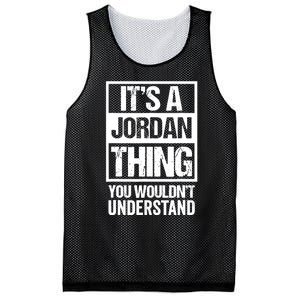 It's A Jordan Thing You Wouldn't Understand | Family Name Mesh Reversible Basketball Jersey Tank