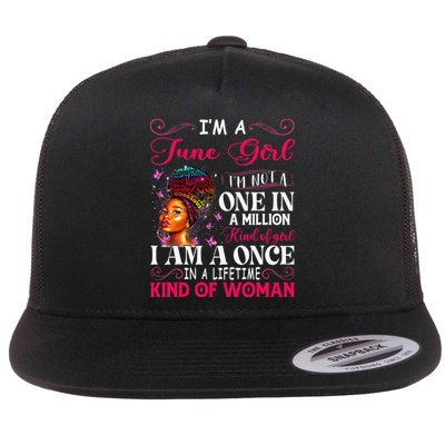 I'm A June Birthday African American Black Wo Flatbill Hat