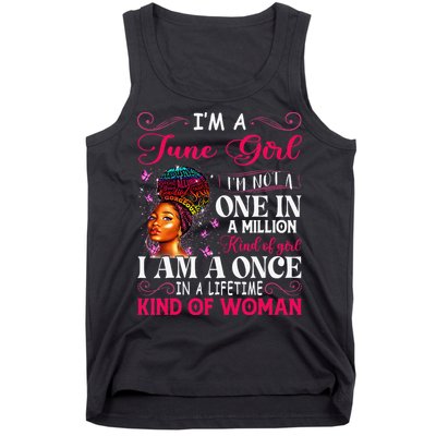 I'm A June Birthday African American Black Wo Tank Top