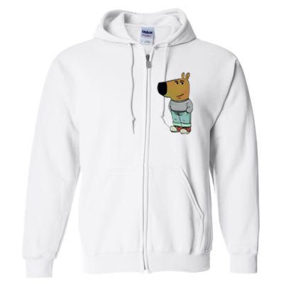 I Am Just A Chill Guy Funny Full Zip Hoodie