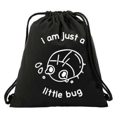 I Am Just A Little Bug Drawstring Bag