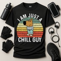I Am Just A Chill Guy Chillguy Fun Meme Chillin Performance Shirt