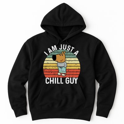 I Am Just A Chill Guy Chillguy Fun Meme Chillin Hoodie