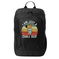 I Am Just A Chill Guy Chillguy Fun Meme Chillin City Backpack