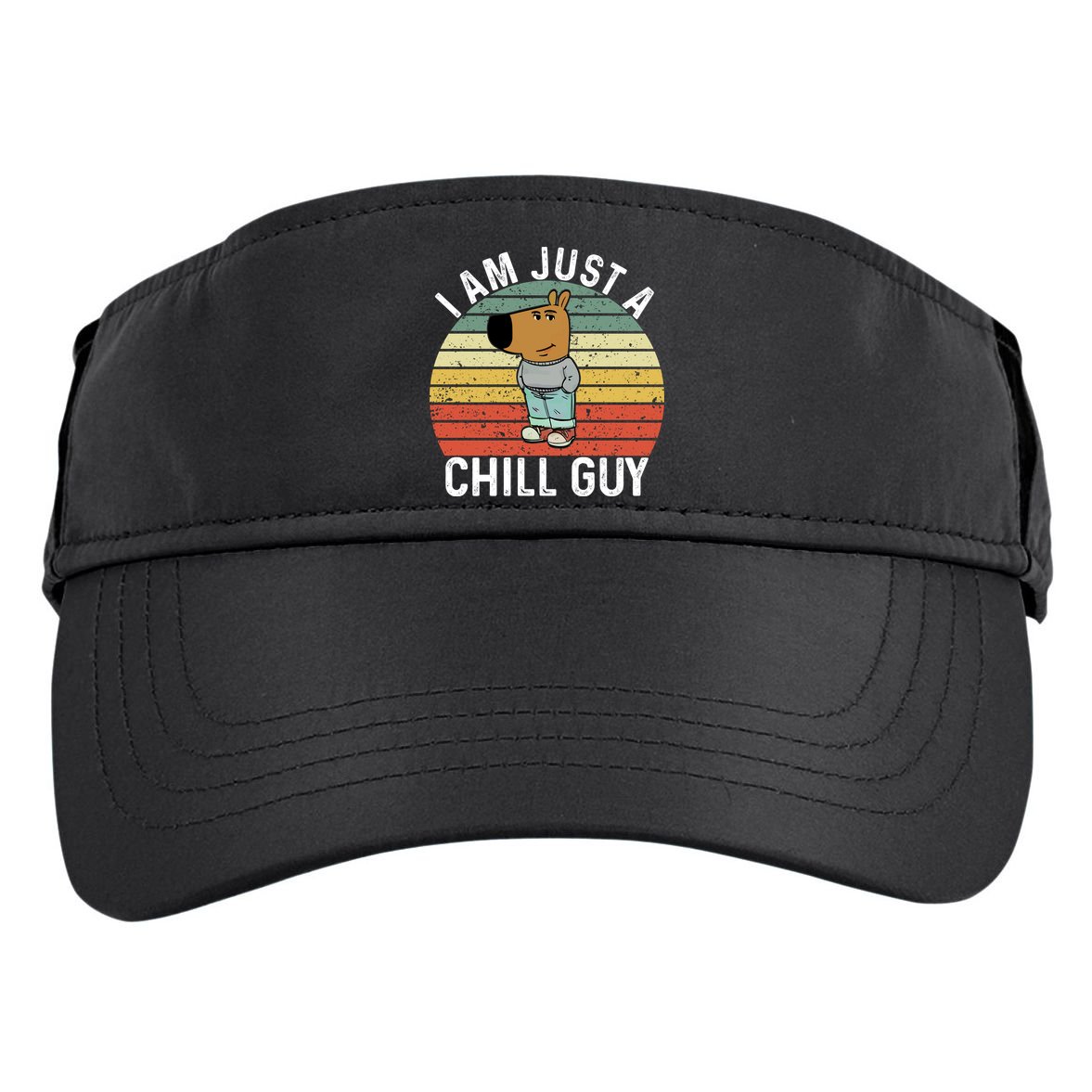 I Am Just A Chill Guy Chillguy Fun Meme Chillin Adult Drive Performance Visor