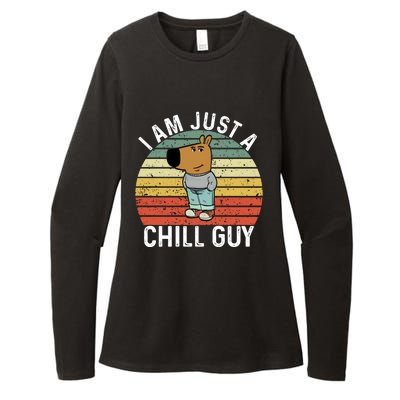 I Am Just A Chill Guy Chillguy Fun Meme Chillin Womens CVC Long Sleeve Shirt