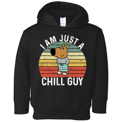I Am Just A Chill Guy Chillguy Fun Meme Chillin Toddler Hoodie