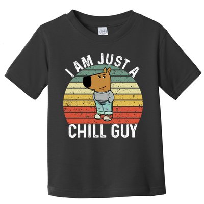 I Am Just A Chill Guy Chillguy Fun Meme Chillin Toddler T-Shirt