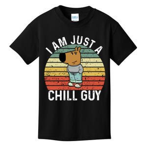 I Am Just A Chill Guy Chillguy Fun Meme Chillin Kids T-Shirt