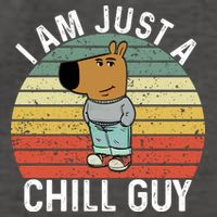 I Am Just A Chill Guy Chillguy Fun Meme Chillin Vector Backpack