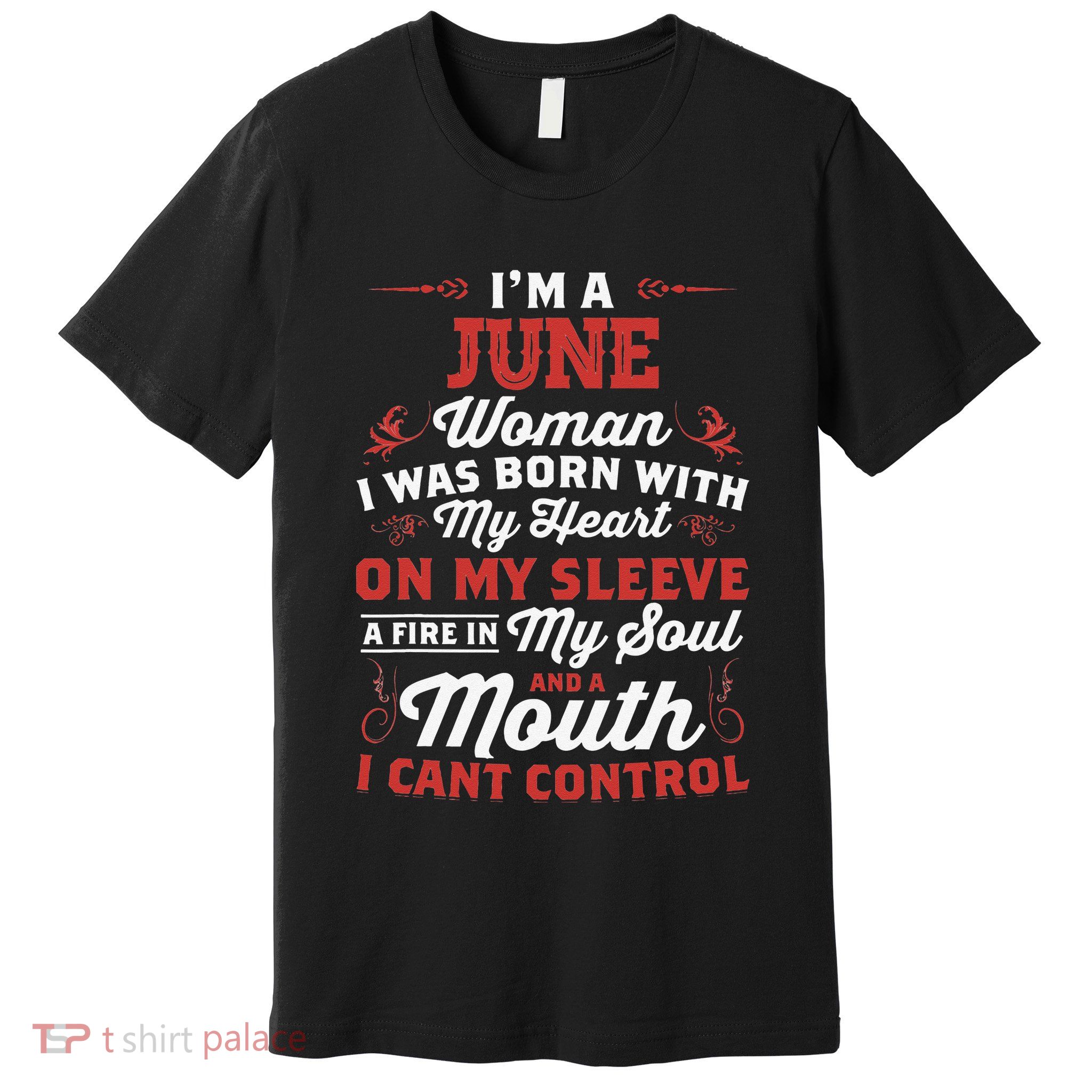 I'm A June Wo Queen Born In June Premium T-Shirt