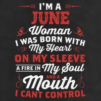 I'm A June Wo Queen Born In June 25L Jumbo Tote