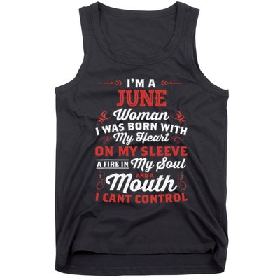 I'm A June Wo Queen Born In June Tank Top