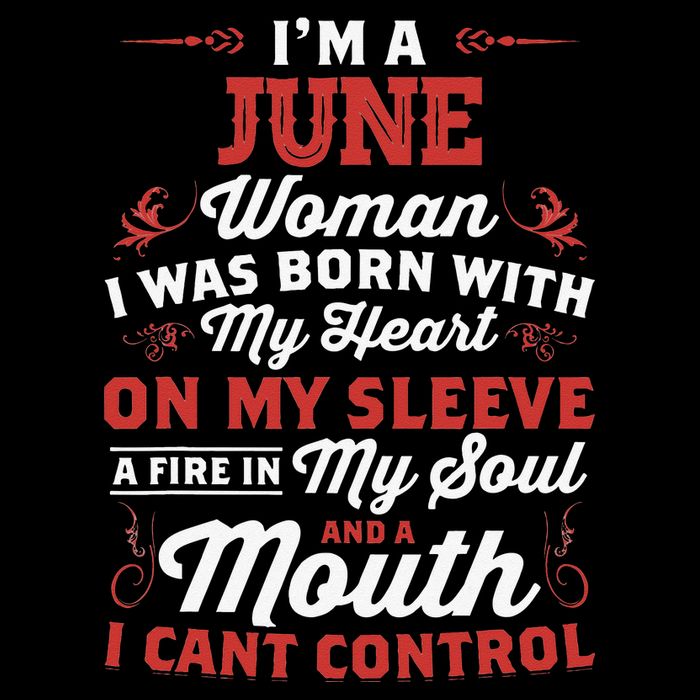 I'm A June Wo Queen Born In June Short Acrylic Beanie