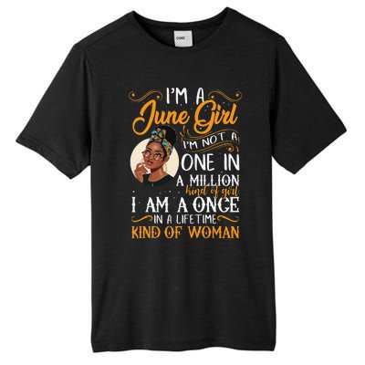 I'm A June Black Wo Gemini Tall Fusion ChromaSoft Performance T-Shirt