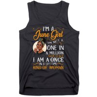 I'm A June Black Wo Gemini Tank Top