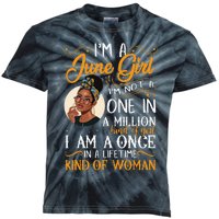 I'm A June Black Wo Gemini Kids Tie-Dye T-Shirt