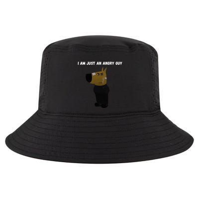 I Am Just An Angry Guy Meme Funny Cool Comfort Performance Bucket Hat